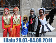 Lilalu & "Umsonst & Draussen" feierte neu auf dem ESV-Gelände am Nymphenburger Schlosspark vom 29.07.-04.09.2011 (©Foto: Ingrid Grossmann)